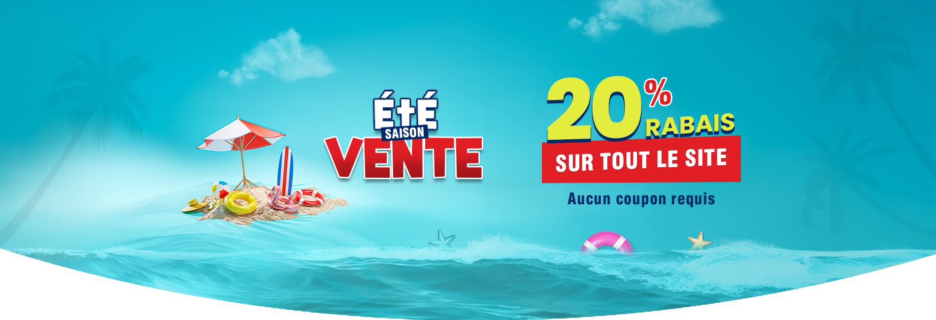 Bannière de vente