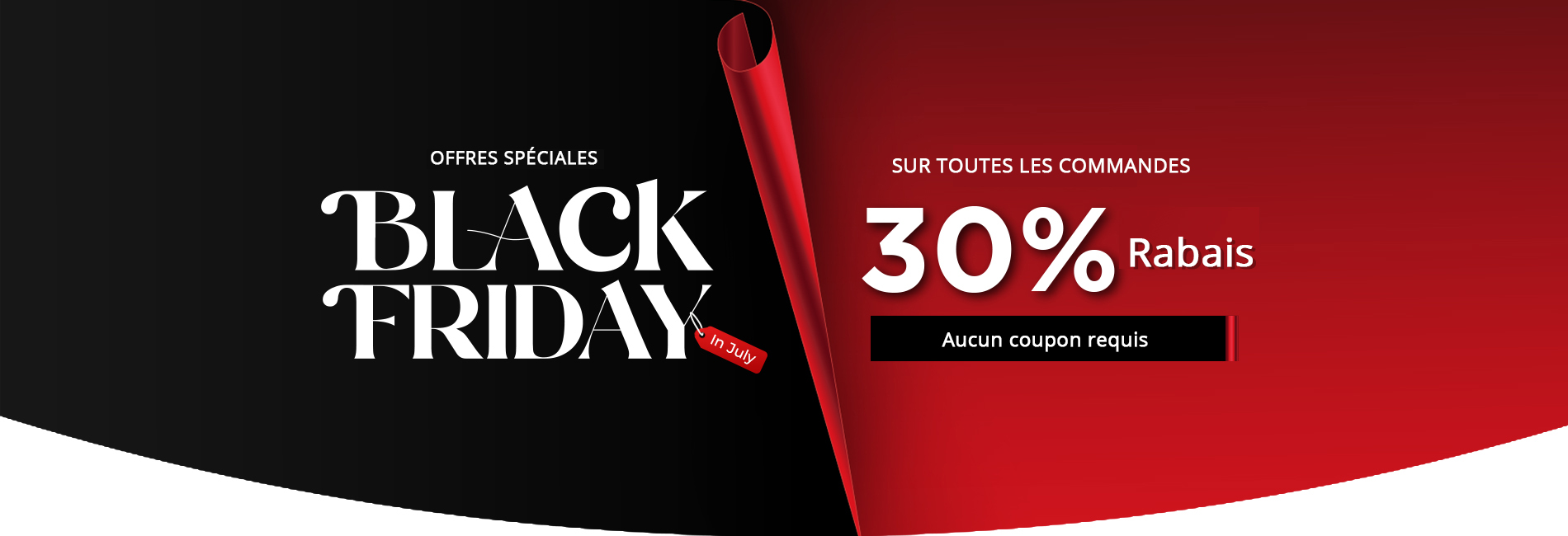 Bannière de vente